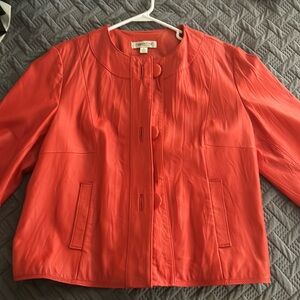 Women’s size 14 leather jacket. Size 14.